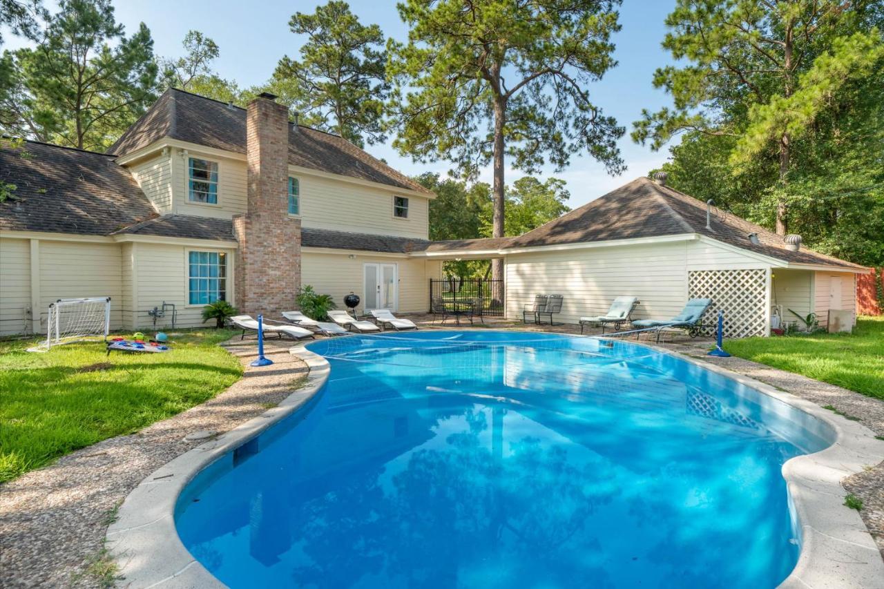 休斯敦Pool Oasis Games Wifi Bbq Yard Sleep 16别墅 外观 照片